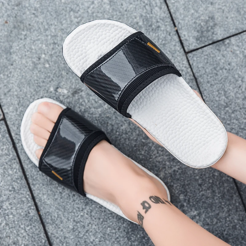 

High Quality Men Indoor Slippers Fashion Walking Shoe Mens Comfortable House Slippers Man Anti-Slippery Shower Slippers Men