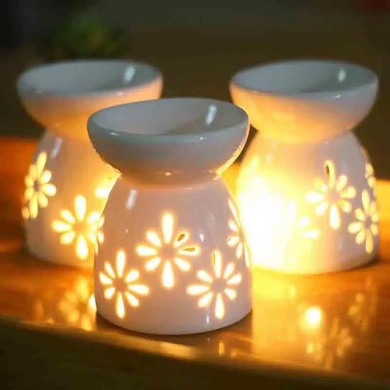 Керамическая масляная горелка для эфирной ароматерапии лампы ароматическая