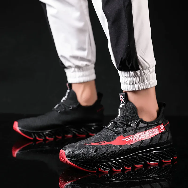 Новые стильные мужские кроссовки с клинком дышащая амортизирующая спортивная