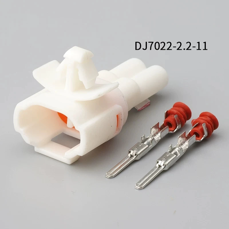 

500pcs 2Pin 2.2mm male Auto Motorcycle Electronic Wiring Connector for AUdi,VW,BMW, Honda,Toyota,Ford DJ7022-2.2-11