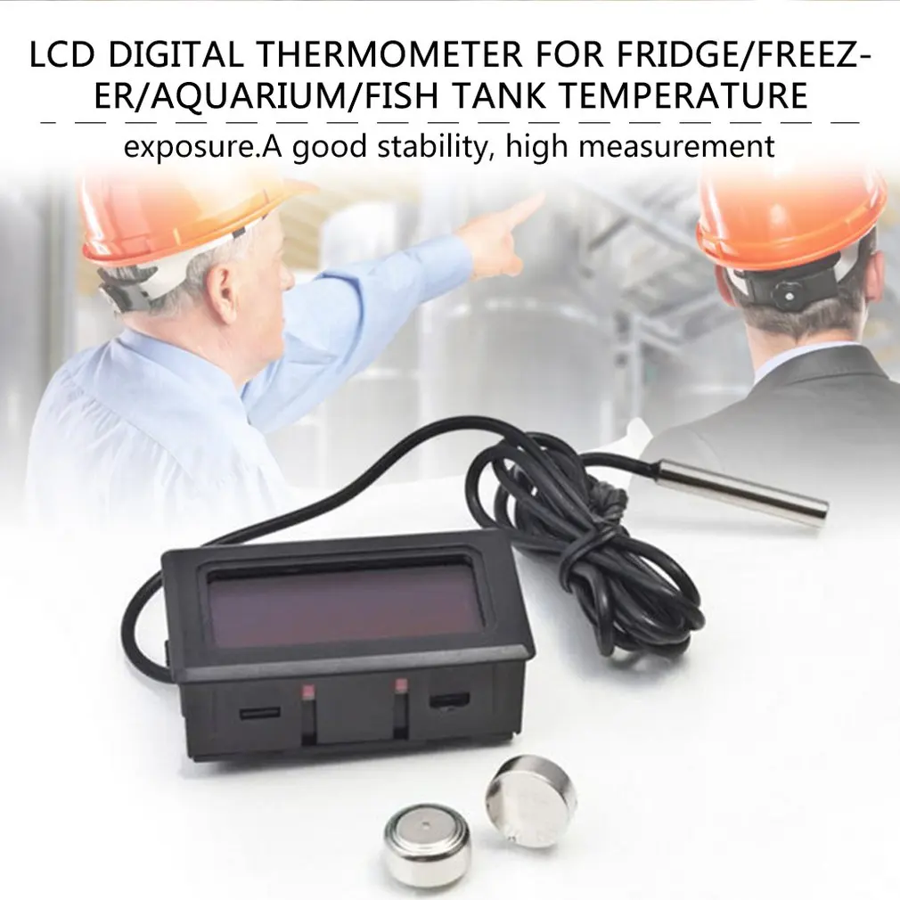 

Professional Portable Electronic LCD Screen Digital Thermometer for Fridge/Freezer/Aquarium/FISH TANK Temperature