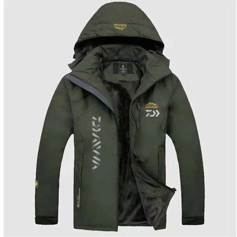

2020 Daiwa Fishing Clothes Sports Outdoor Fishing Clothing Quick-drying Men's Breathable Sunscreen Plus Velvet Fishing Jacket