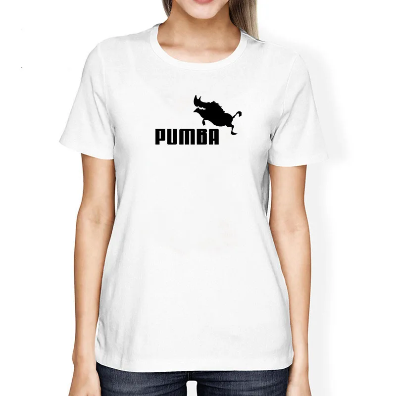 Showtly Hakuna Matata Women Harajuku Ullzang the lion king T-shirt Femme Homme Summer Tshirt Fashion Top Tee Female T Shirt