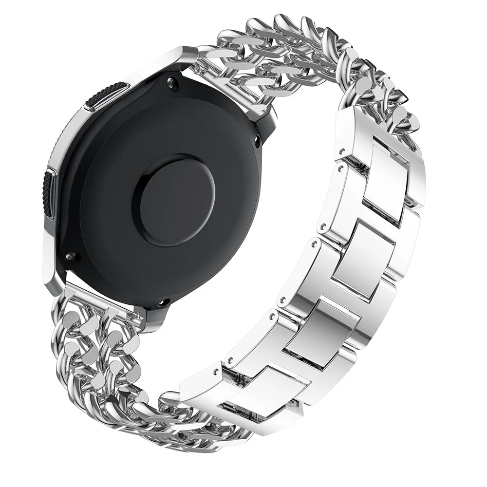 Chengxi для samsung gear S3 Frontier/классический ремешок из нержавеющей стали, умные часы, металлический браслет, 22 мм, ремешок для часов S3, ремешки для часов