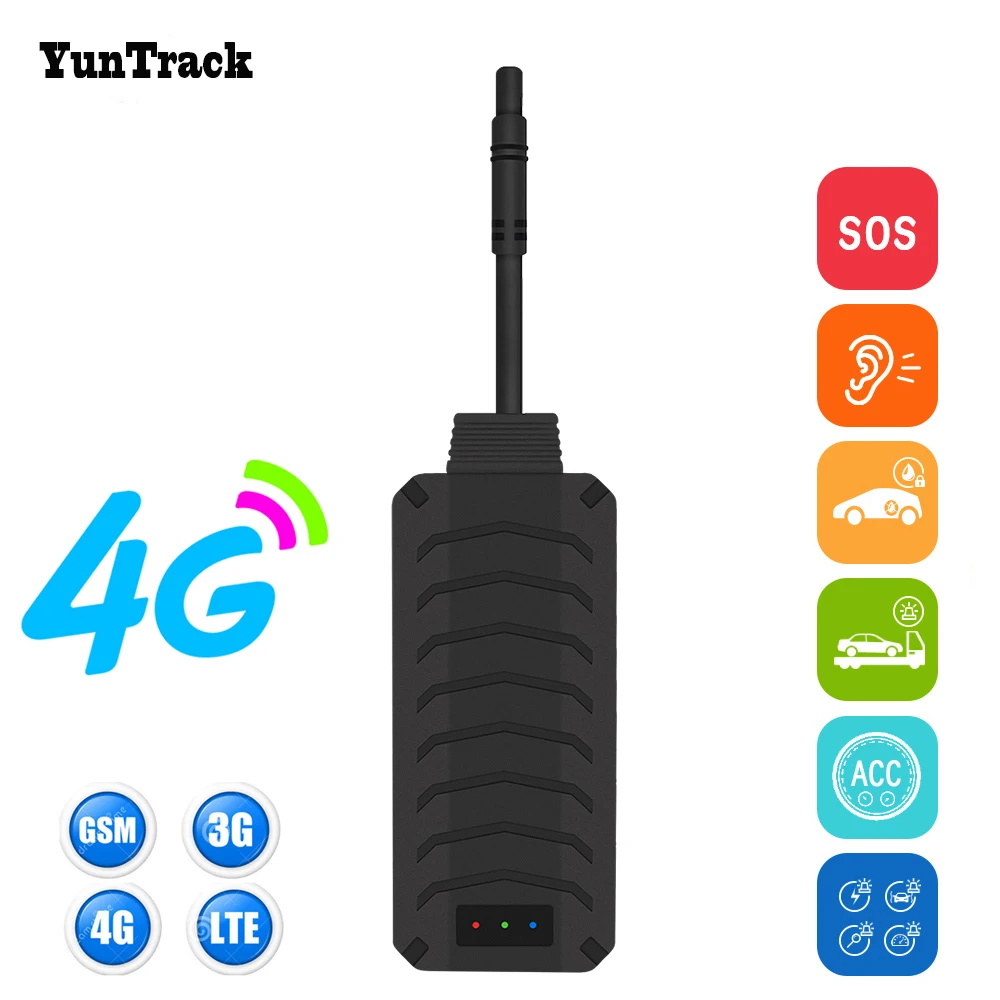 GSM GPS сигнала Обновите автомобильные 2G 3G 4G трекер SOS Голос "отключает масло