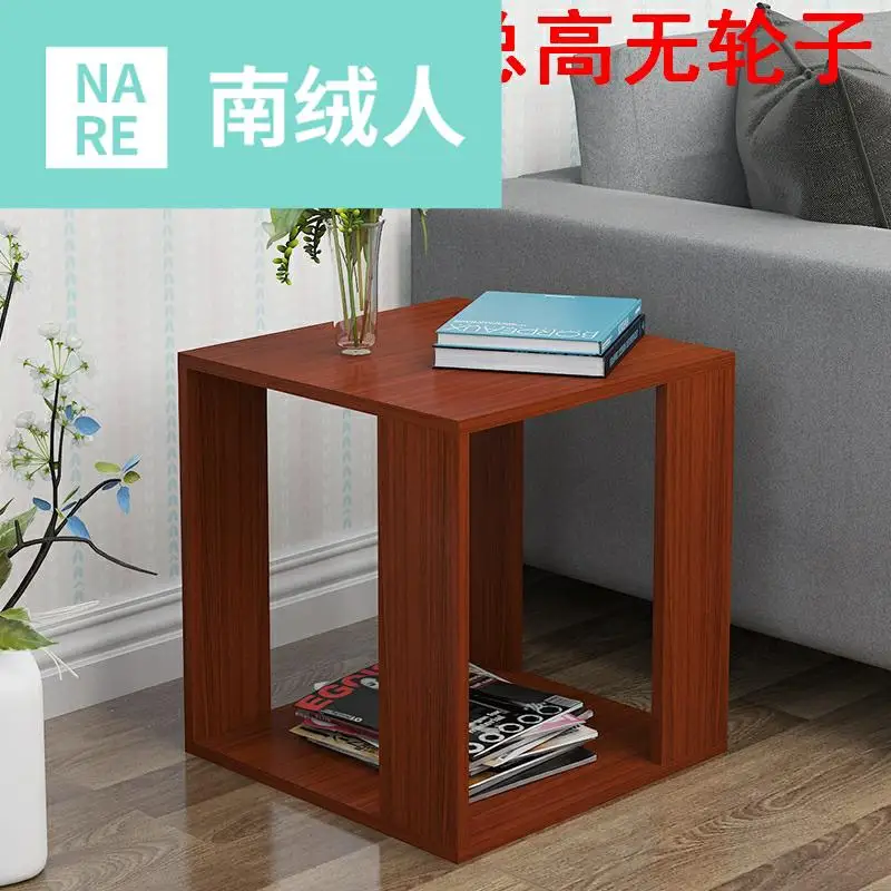 

Simple small coffee table Small apartment living room sofa side corner several bedroom bedside table with round small square
