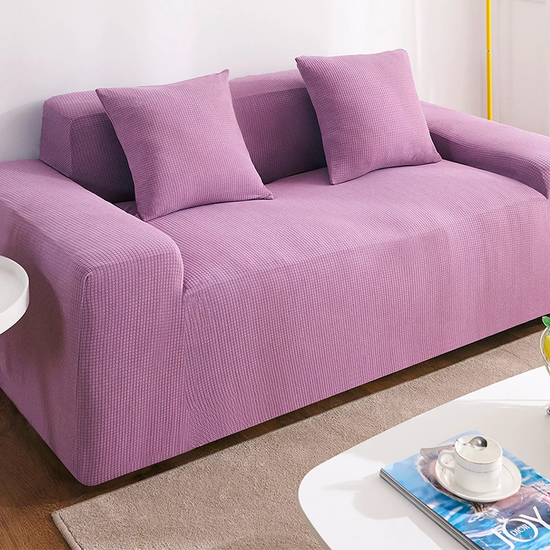 Holaroom Sofa Covers for Living Room Solid Sectional Cover Elastic Couch Home Decor Fundas Slipover cover sofa | Дом и сад