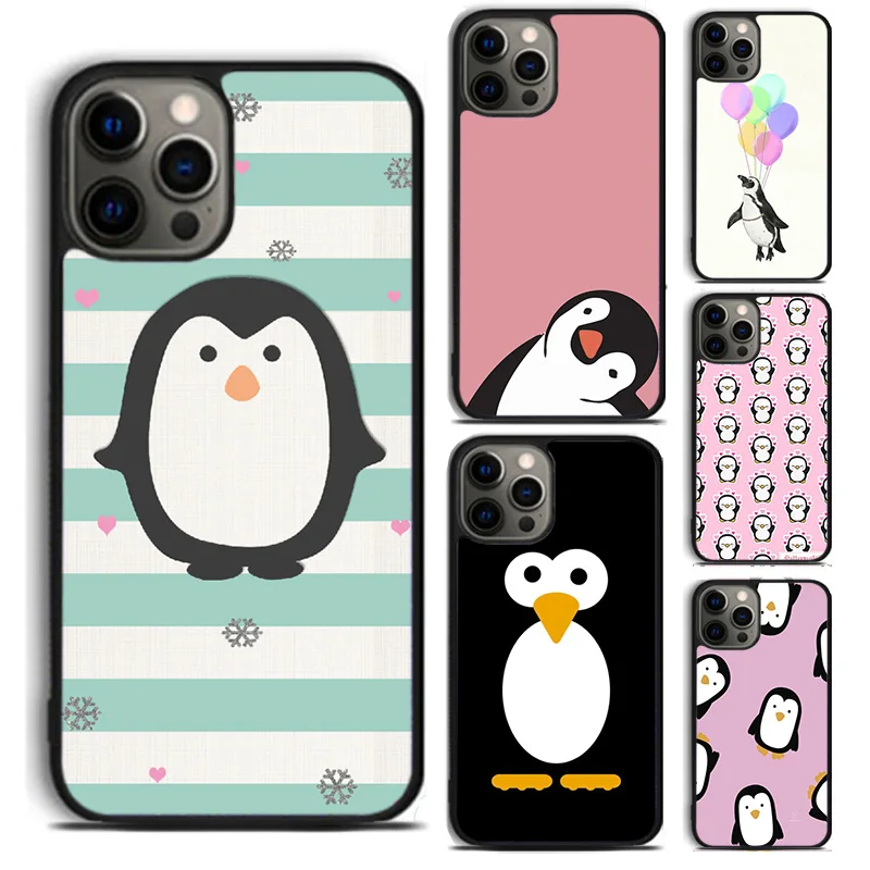 Чехол для телефона с милым рисунком пингвина iPhone 14 5 6 7 8 Plus X XR XS SE2020 Apple 11 12 13 mini Pro Max