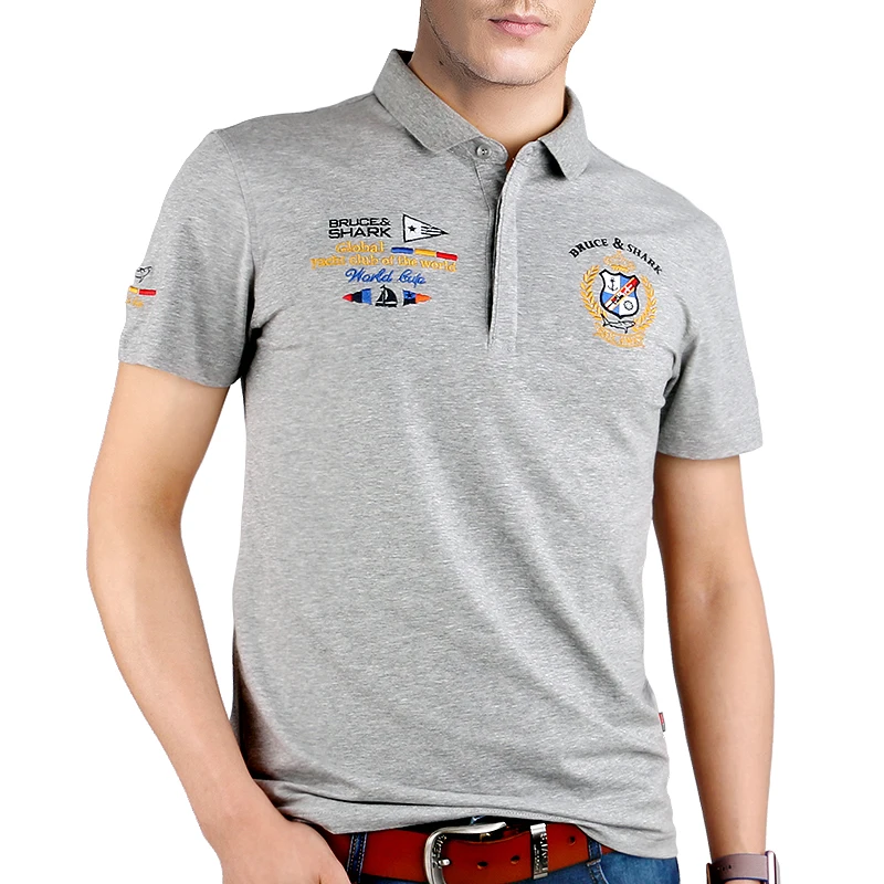 

2020 NEW Men T-Shirt Stretching Cotton Casual Fashion Business style Nice Embroidery plus size 4XL Male Tops TEES best quality