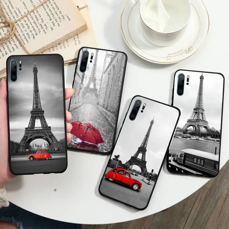 

Paris France Eiffel Tower Phone Case For Huawei honor Mate 10 20 30 40 i 9 8 pro x Lite P smart 2019 nova 5t