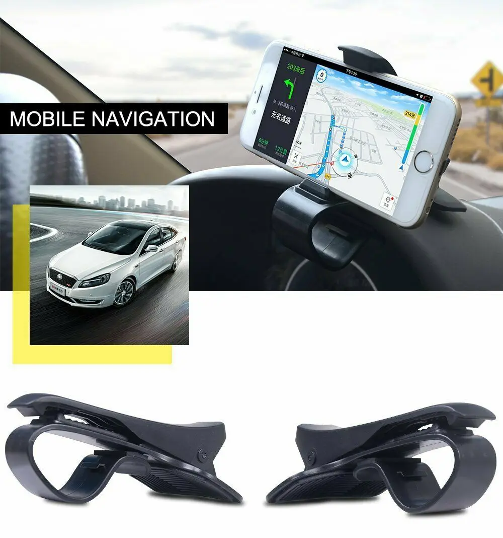 magnetic phone holder for car Universal Phone Holder HUD Dashboard Mount Phone Holder In Car Stand Bracket Support Smartphone Voiture Auto Telephone Clip GPS phone stands