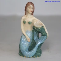 qiqipp mermaid snake beauty beauty fish psychological sand table resin decoration