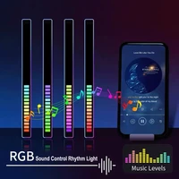 novelty lighting led dj sound control lightsupport app control rgb colored led pickup rhythm light for indooroutdoorvehicle