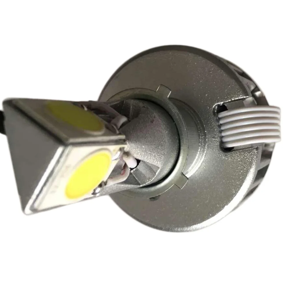 

H4 Super Bright White Motorcycle LED Headlight H4 Hi/Lo 18Wx2 1800LMx2 Scooter Motobike Headlamp White