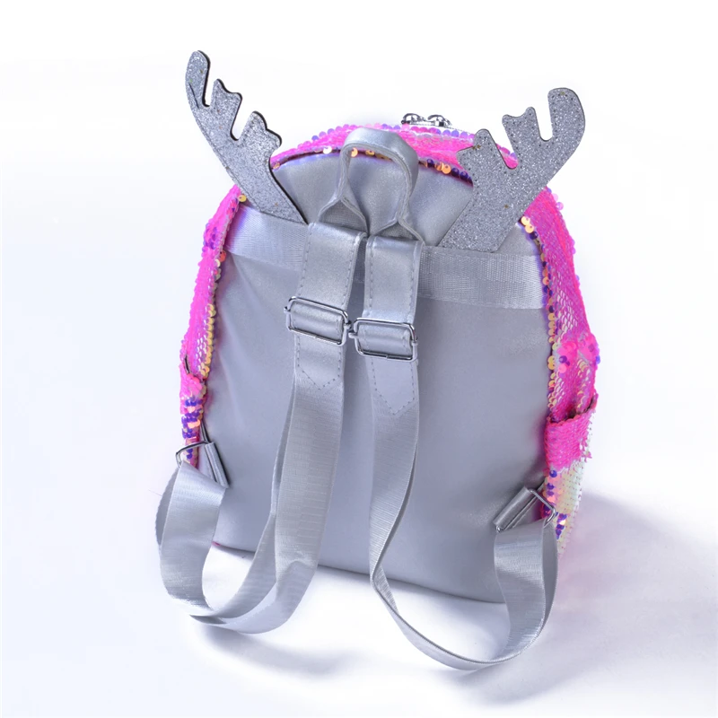 Женский мини-рюкзак с блестками в виде единорога для девочек школьный рюкзак