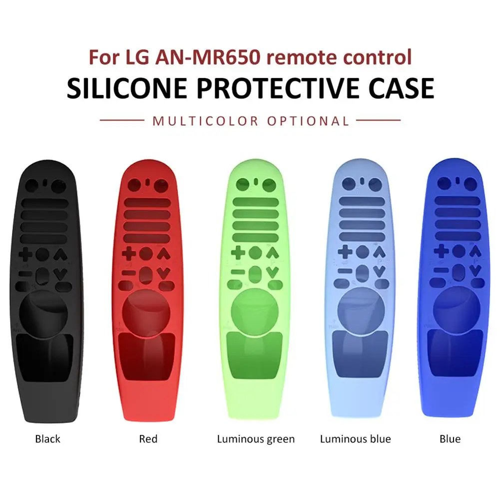 

Non-slip Silicone Smart TV Remote Control Case Sleeve For LG AN-MR600 MR650 MR18BA MR19BA Skin-Friendly Protective Cover Shell