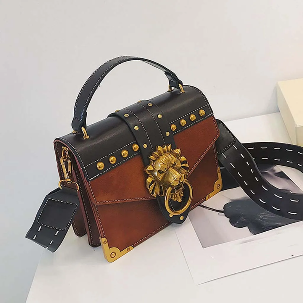 Сумки для женщин сумка женская сумочка bolso mujer женская мода металлическая Львиная головка сумка женская сумки для женщин Сумки из натуральной кожи