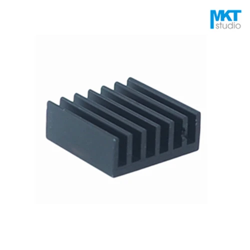 

100Pcs Comb Type Black 14mmx14mmx6mm Pure Aluminum Cooling Fin Radiator Heat Sink For TO-3P, MOS, IC, Amplifier, Power