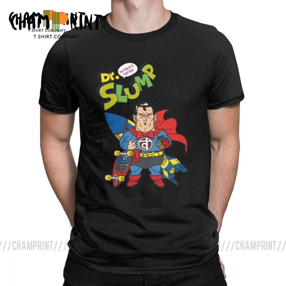 

Мужские футболки Dr. Slump Amazing с коротким рукавом Ultimate Edition, футболки с круглым вырезом, одежда из 100% хлопка, большие размеры, футболка