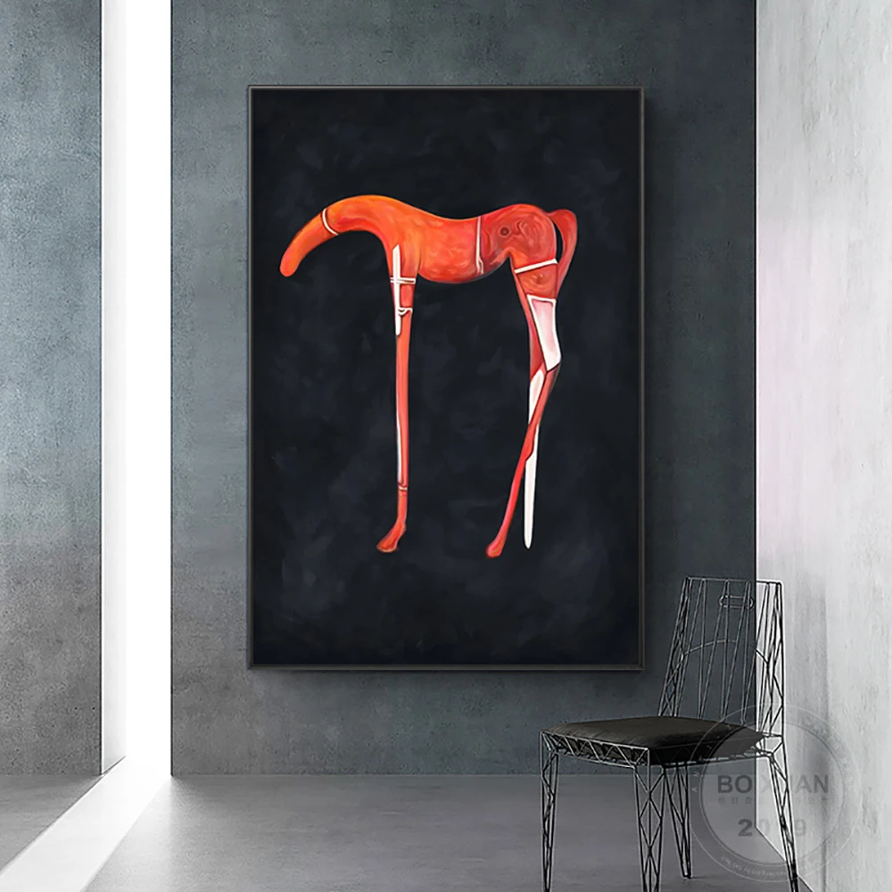 

hand painted canvas oil paintings Horse Oil Painting Home Decoration Handmade Large Abstract Wall Art Picture Unframed