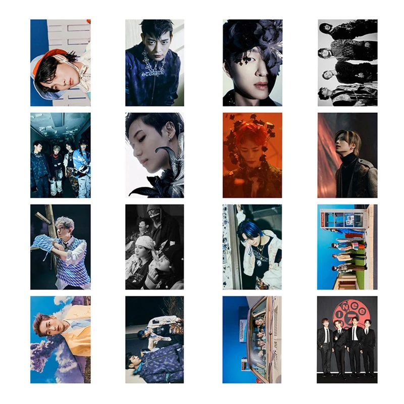 

Paper Lomo Photo Card SHINee New Album Don't Call Me Small Card Postcard 5.2 * 7.4cm-16 Pcs /Set Student Office Supplies Gifts
