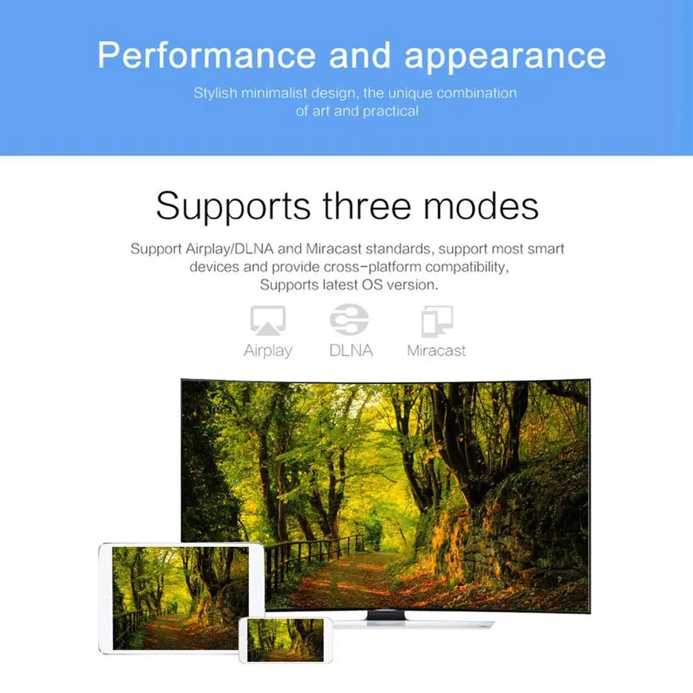 2 4G 1080P WiFi Дисплей приемник беспроводной экран зеркальное устройство Miracast DLNA Airplay