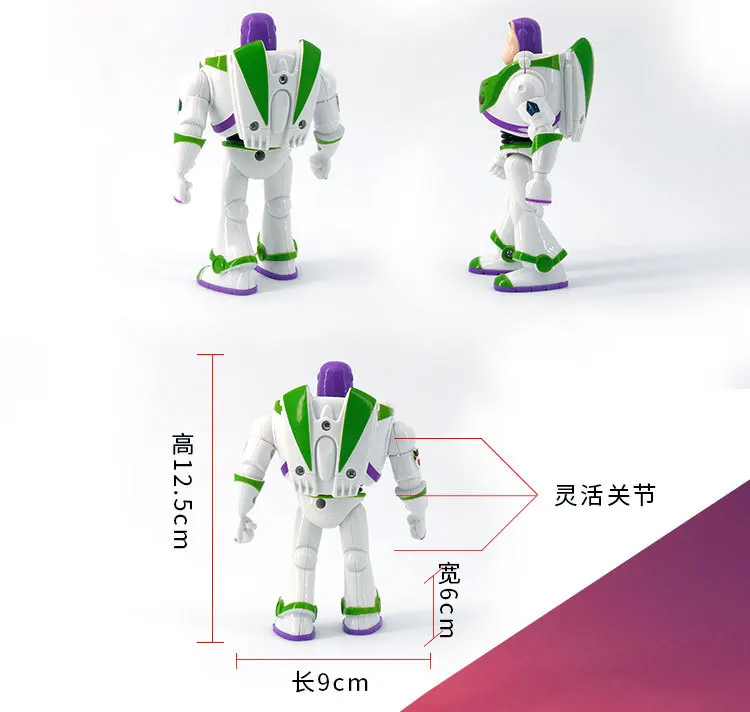 Игрушка Disney Toy Story 4 Аниме фигурка Buzz Лайтыйр Шериф Вуди Дюк Кабум Бо Пип Форки Модель игрушки для детей мальчиков Рождественский подарок.