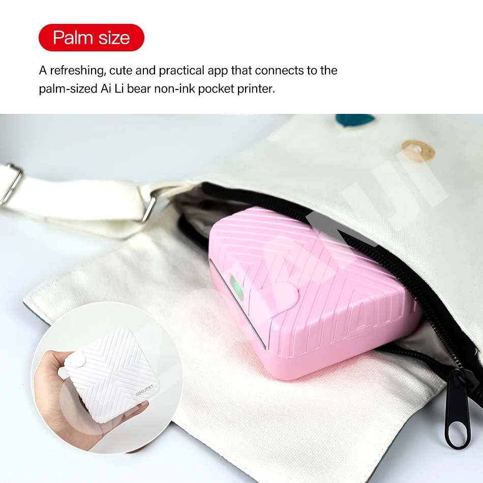 58 мм Мини Bluetooth фотообложка из мелкий рисунок Карманный фотопринтер Портативный