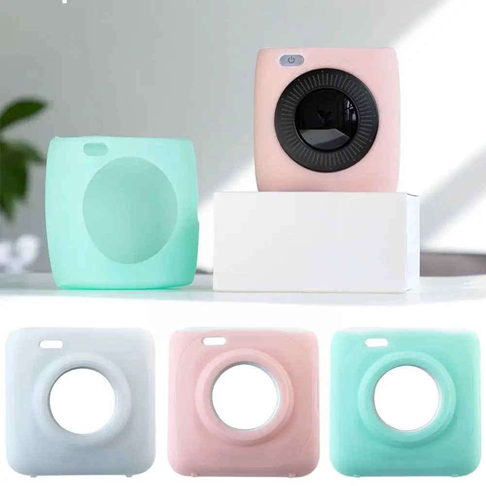 

1 шт. портативный мгновенный фотопринтер, термопринтеры, электроника и фотографии, чехол для офиса, силиконовый защитный принтер для счетов ...