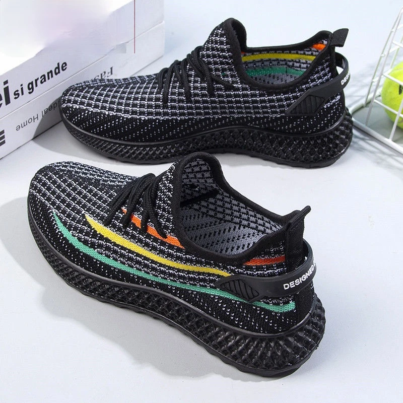 

Women Shoes fashion Flats Lady Fashion Casual Breathable Sneakers Mesh Running Shoes Women Sport Flat Platform Plus Size