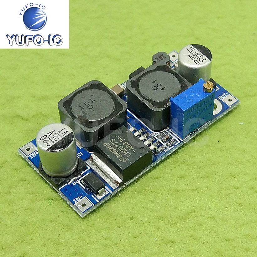 Бесплатная доставка, 1 шт., автоматический понижающий модуль постоянного тока, солнечные панели 3-35 Go 1,2-35V LM2577, автоматический понижающий и понижающий модуль