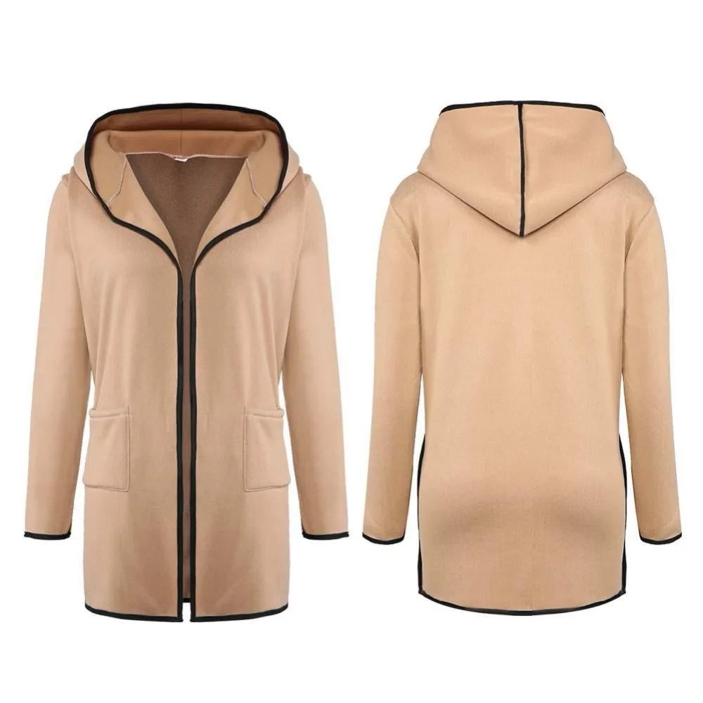 Ccibuy женский кардиган, женский свитер для женщин, куртка размера плюс, Harajuku, Элегантная трикотажная верхняя одежда с карманами, свитер, накидка, пальто