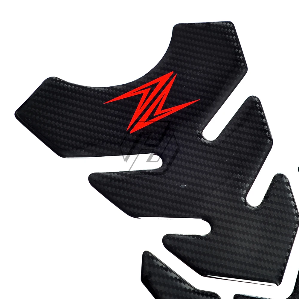 

For Kawasaki Z250 Z300 Z650 Z750 Z800 Z900 Z1000 Tankpad 3D Carbon-Look Motorcycle Tank Pad Protector Decal