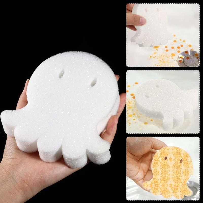 

50Pcs Scum Oil Absorbing Sponges for Swimming Pool Hot Tubs Spa Filters, Maintenance Kit and Accessories - Octopus