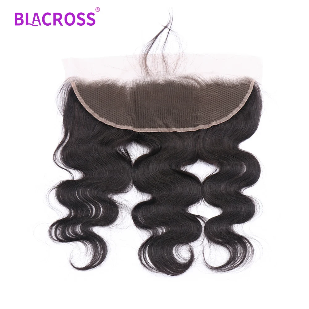 

13x4 Lace Frontal Body Wave Closure Human Hair Frontal Brazilian Remy Hair Ear To Ear Body Closures Only Free Part Natural Color