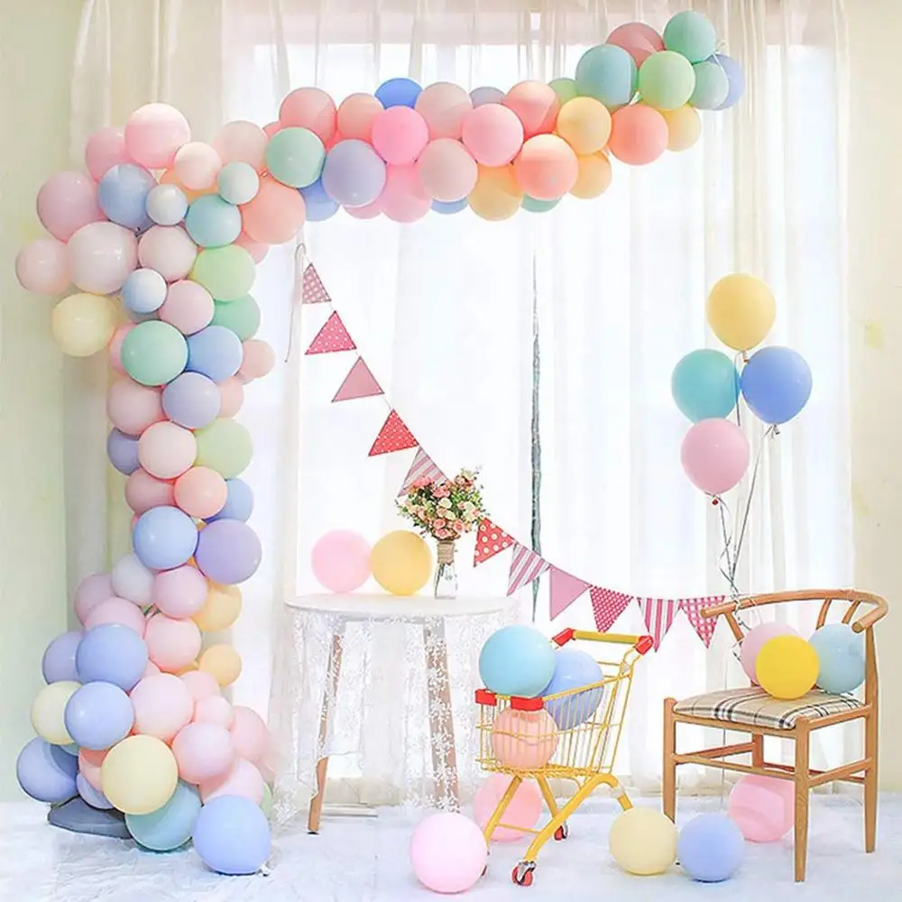 

200pcs 5 Inch Mini Pastel Latex Balloons Assorted Macaron Candy Colored Latex Party Balloons for Wedding Birthday Baby Shower