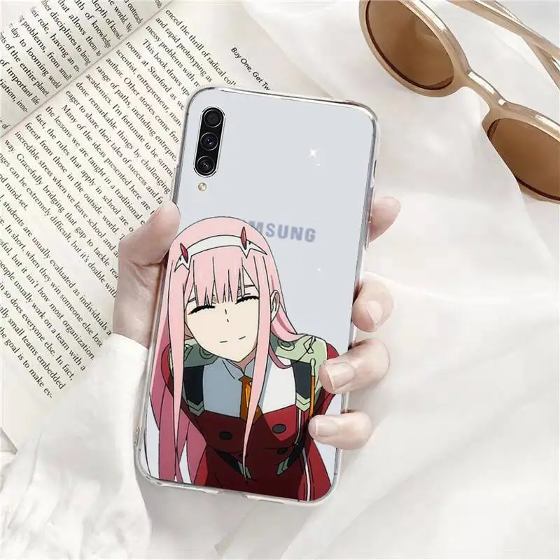 

Zero Two Darling in the FranXX Anime Phone Case Transparent Clear For Samsung Galaxy A71 A21s S8 S9 S10 plus note 20 ultra