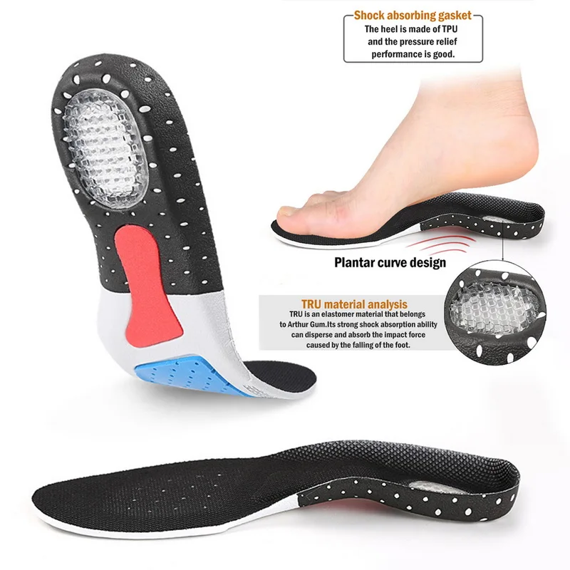 1 пара можно резать силиконовые обувные стельки бесплатная Размеры Для мужчин