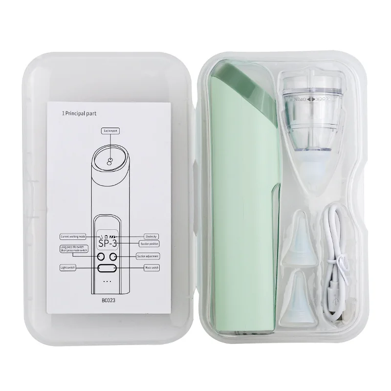 

HOT Nasal Aspirator Rechargeable Electric Nasal Aspirator Three-speed Nose Cleaner Adult Beauty Instrument Blackhead Remover Bab