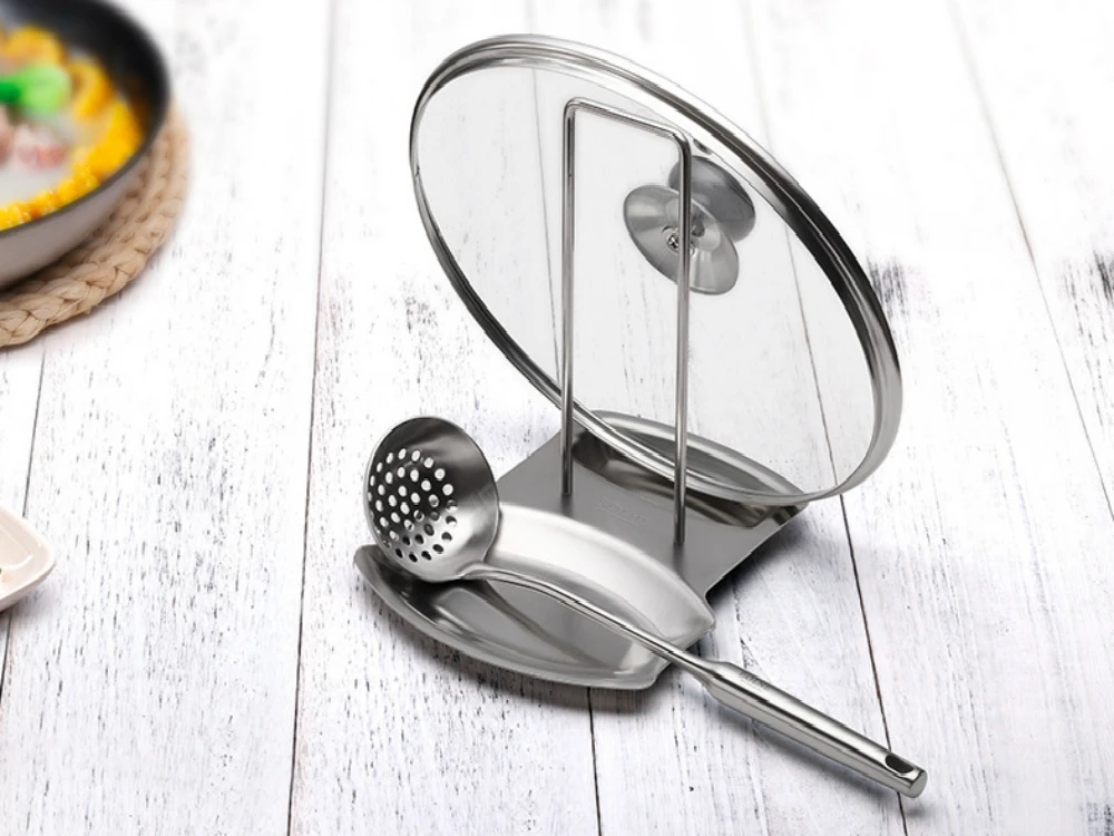 Кухонная стойка для крышек кастрюля и ложки 1 шт.|Подставки хранения стеллажи| |