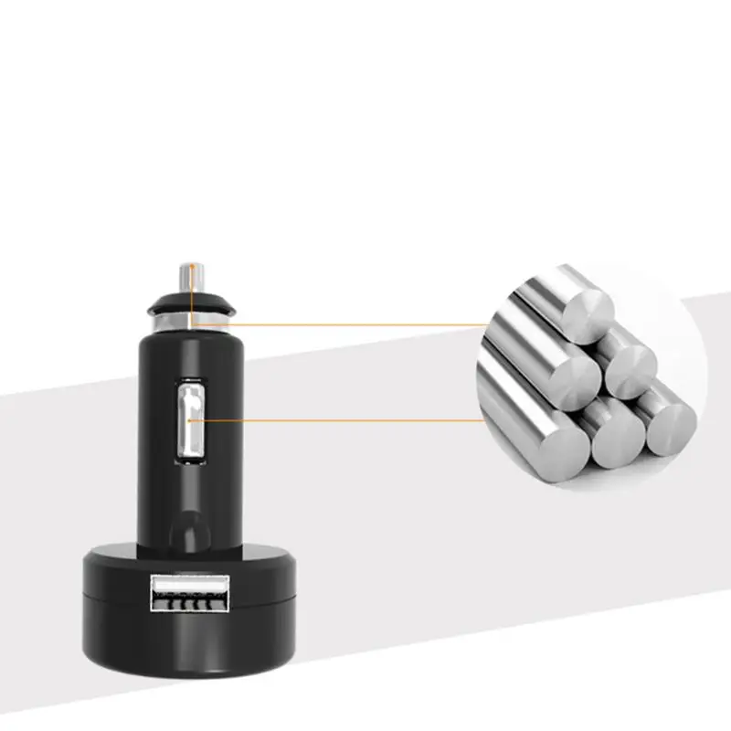 Автомобильное зарядное устройство цифровой вольтметр термометр универсальное 12