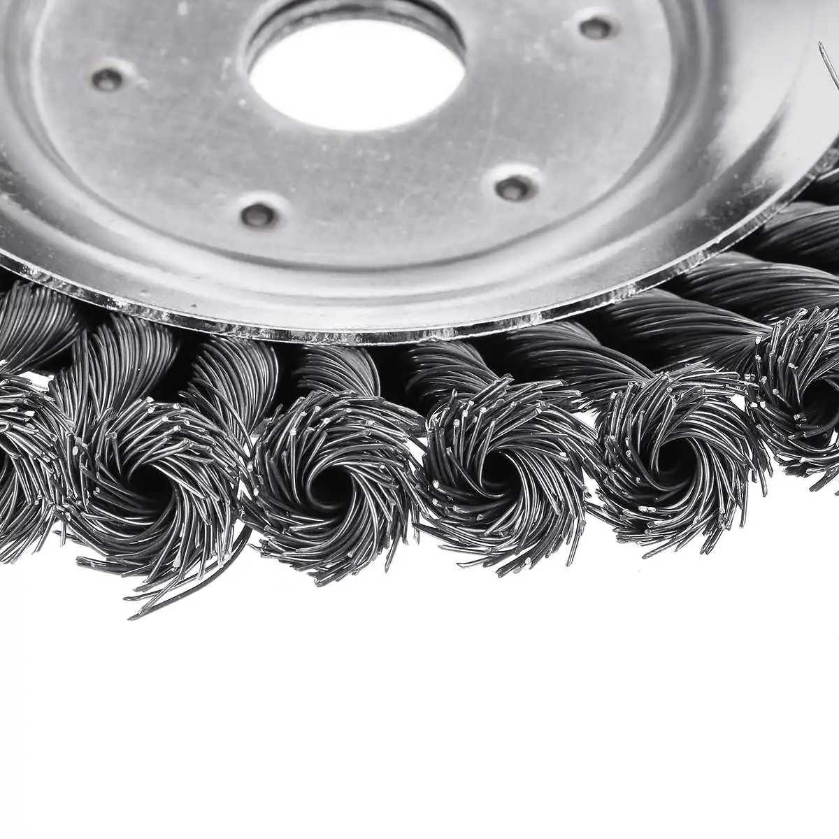 

8inch Steel Wire Grass Trimmer Head Tray Brush Cutter Rotary Wheel Edge Head Dust Removal Safe Strimmer For Lawn Mover Part Tool