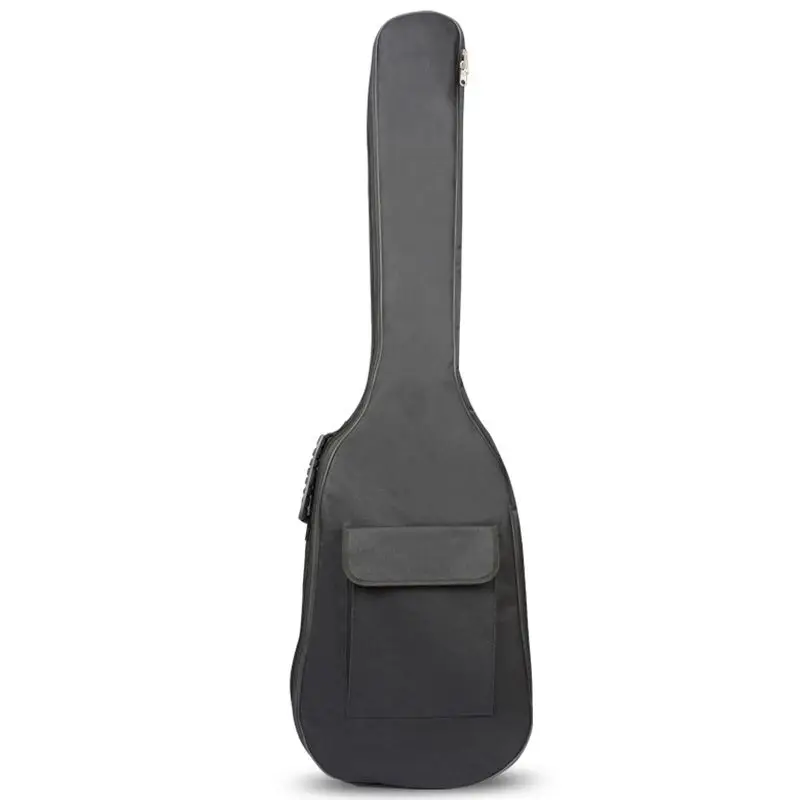 Черный водонепроницаемый рюкзак с двойными лямками для бас гитары Gig Bag чехол