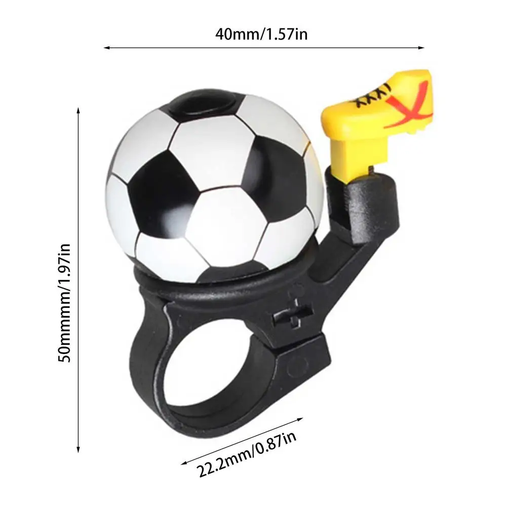 

Bicycle Bells Copper Bell Soccer Shapped Super Clear Loud Strong Mountain Road Bike Folding Handlebar Horns Safety Warning Alarm