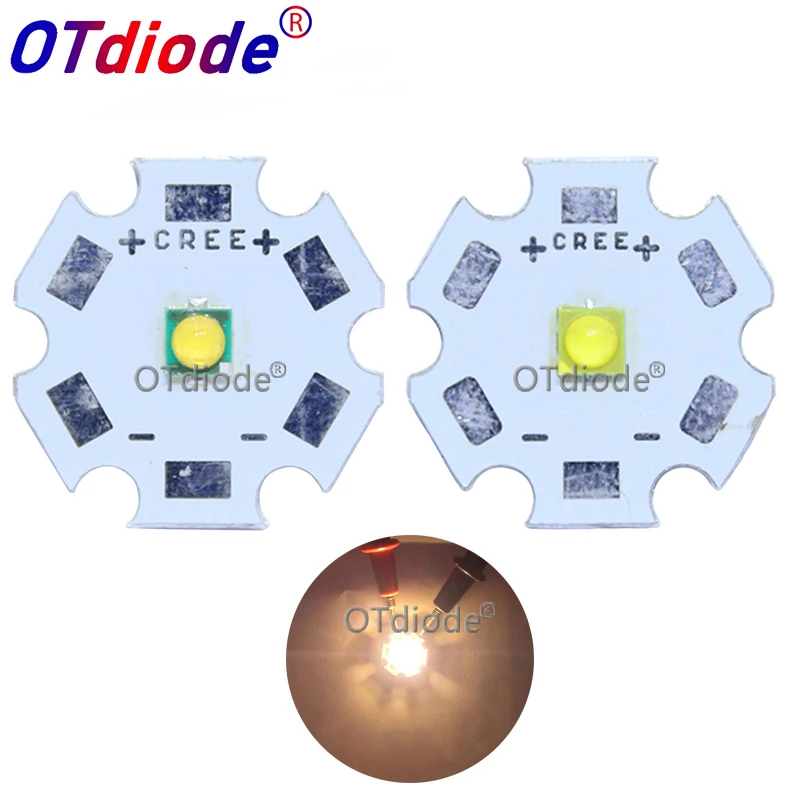 10 шт. 3 Вт TianDian 3535 SMD высокомощный светодиодный светильник-диод, теплый белый 3000-3200K вместо CREE XPE XP-E светодиодный
