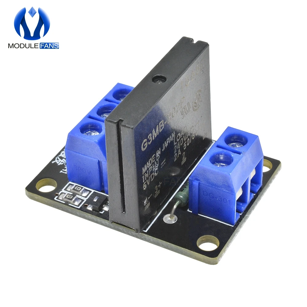 G3MB-202P 5 В DC 1 канал твердотельные релейные платы модуль для Arduino высокого уровня предохранитель для Arduino SSR G3MB-202P