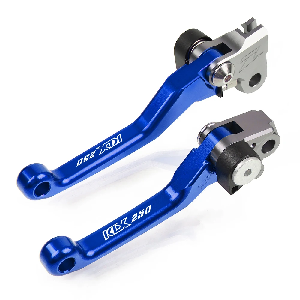 Blue Для KAWASAKI KLX 250 KLX250 D-TRACKER 1996 1997 1998 1999 2000 2001 2002 2003 2004 2005 2006 2007 Dirt Bike тормозной рычаг сцепления - Цвет: Blue