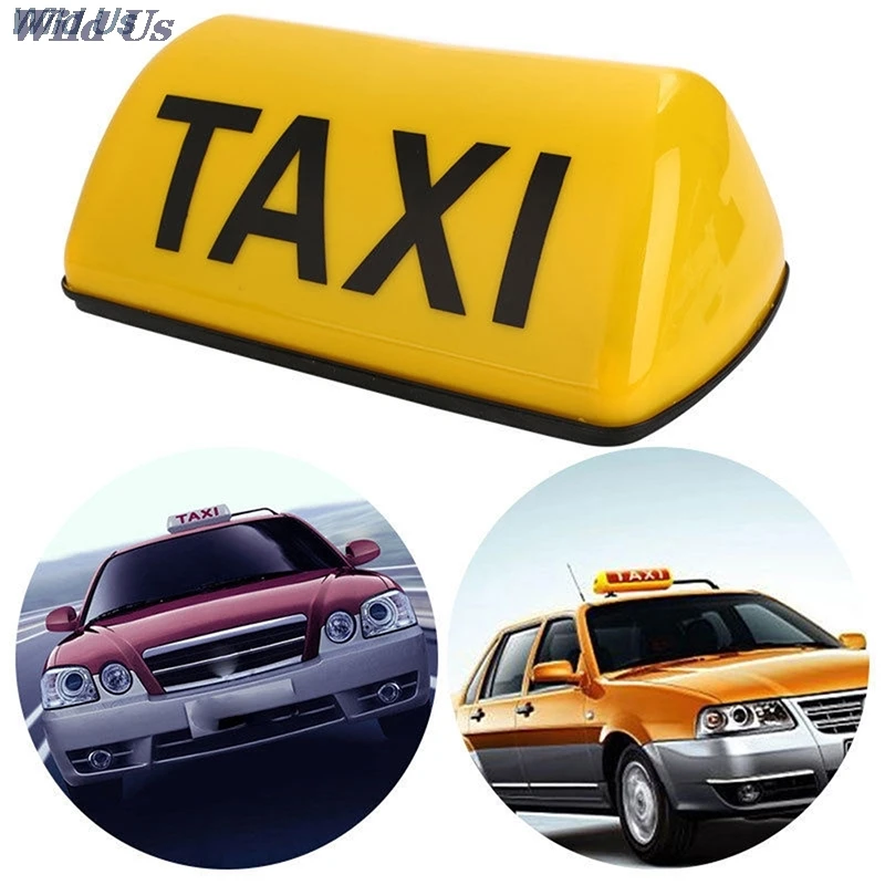 Значок на крышу такси 12 В магнитный светодиодный светильник онарь автомобиля