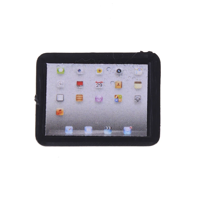 Кукольный домик Миниатюрные аксессуары мини планшет компьютер модель имитация