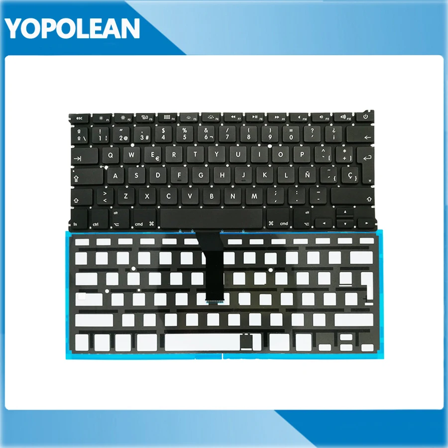 5 шт./лот новая испанская клавиатура с подсветкой для Macbook Air 13 &quotA1369 2011 A1466 2012 2013 2014